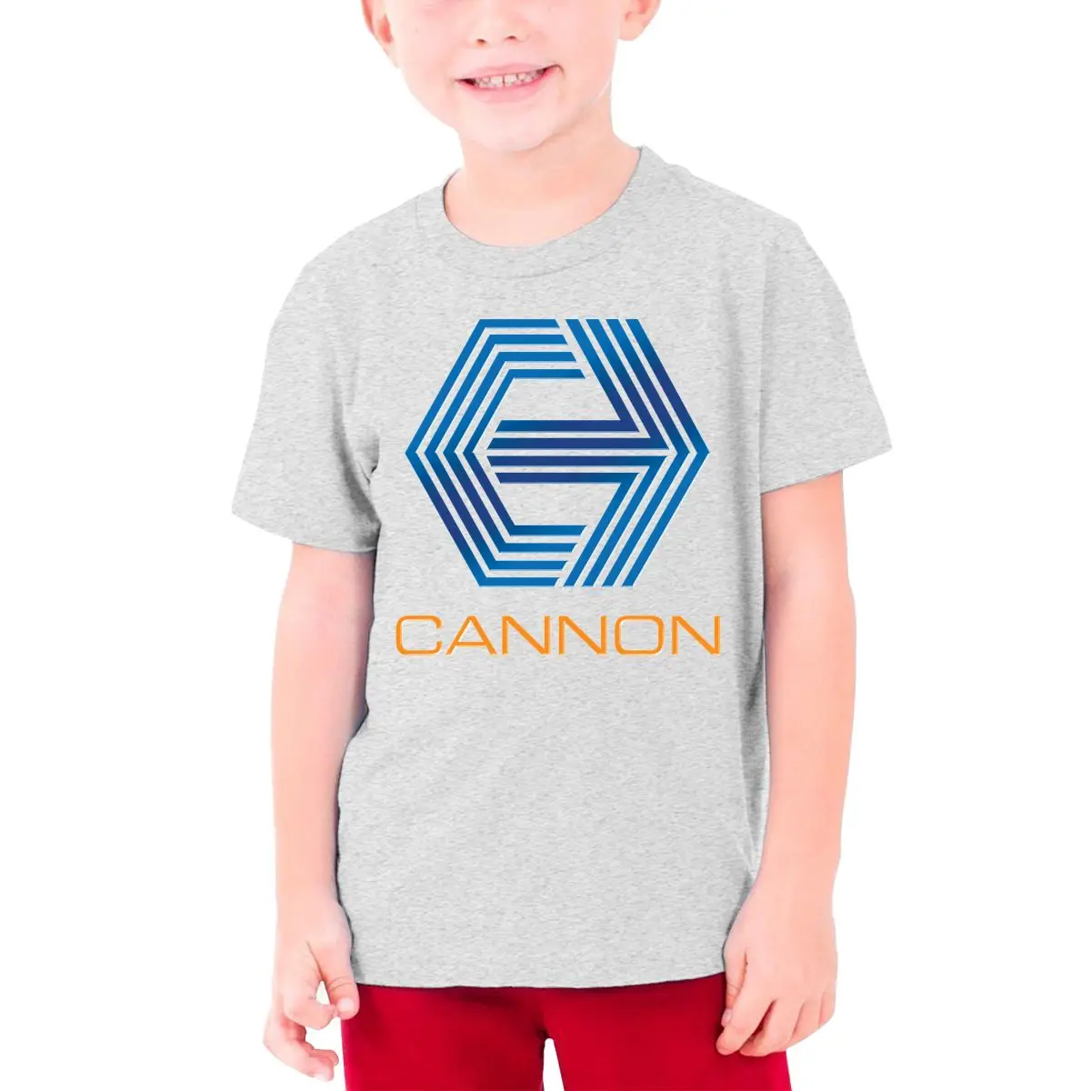 Cannon Group Logo - Films футболка для подростков ребенка редкий Повседневный модный