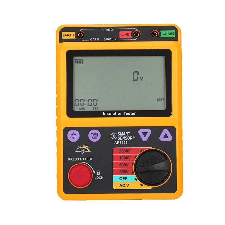 

New Voltmeter Tester AR3123 250/500/1000/2500V Megger Insulation Resistance Tester