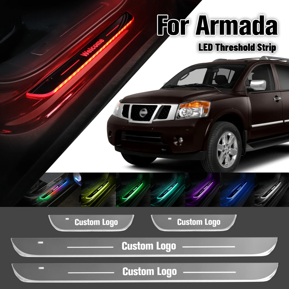 Для Nissan Armada 2005-2023 автомобильная лампа индивидуальный логотип модель 2016 2019 2020