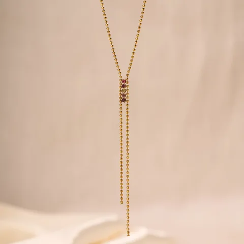 MEYRROYU золотое ожерелье-кулон