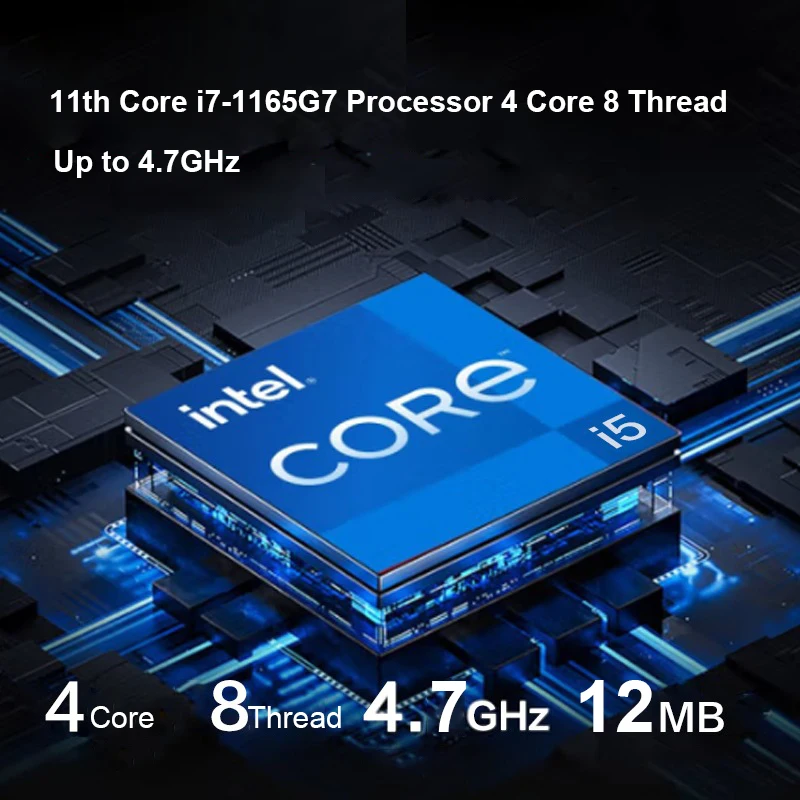 Мини-заказ Intel NUC 11 Core i7-1165G7 Win 10 Pro 28W графические Iris X для офиса и игр