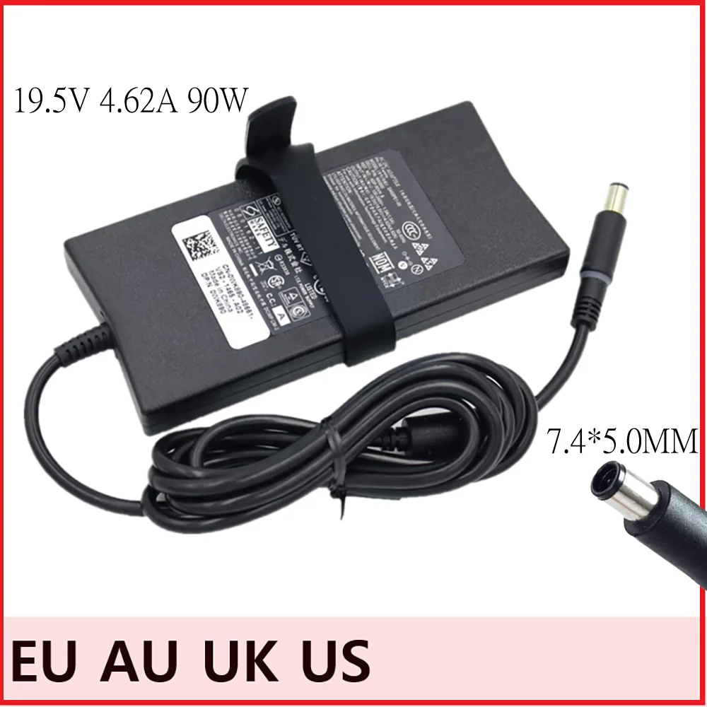 

AC Laptop Adapter Charger 90W 19.5V 4.62A for Dell Inspiron 15R N5110 N5010 17R N7010, Vostro V131 P61G001 15- 5557 Power Supply