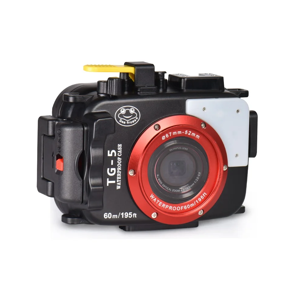 Housing Waterproof Diving Case For Olympus Tg-5 Camera