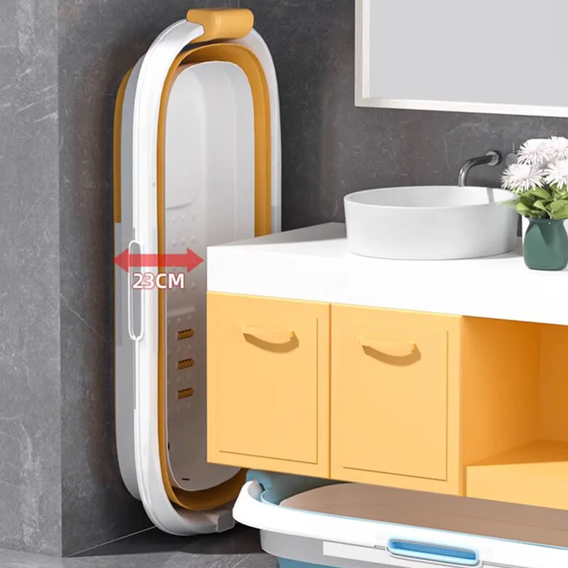 Сильная душевая белая Ванна большая Женская Складная для взрослых с ногами