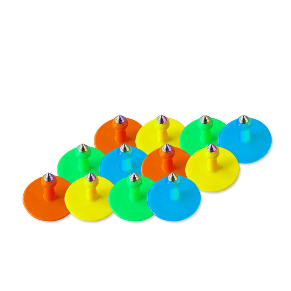 100 шт. водонепроницаемые круглые Ушные бирки для животных