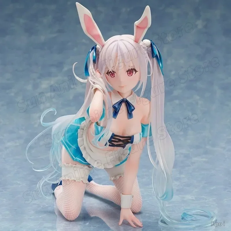 Фото AY NSFW Высокое качество Bunny Girl Chris 1/4 Aqua Blue ПВХ фигурка для взрослых коллекция Kawaii милая модель куклы подарки №3