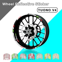 for aprilia tuonov4 v4 1000 motorcycle accessories front rear wheel tire rim decoration adhesive reflective decal sticker