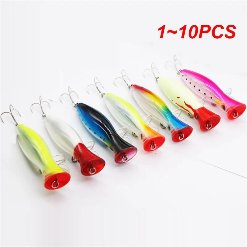 1 ~ 10 шт. большой поппер 12 см 42 г воблер рыболовная приманка верхняя водная длинный