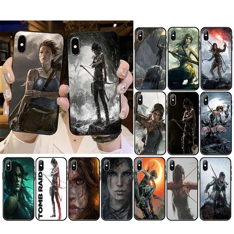 

Lara Croft Tomb Raider Phone Case for iphone 14 13 12 11 Pro Max Case For iPhone 11 Pro Max XS MAX X XR SE2 8 7 Plus