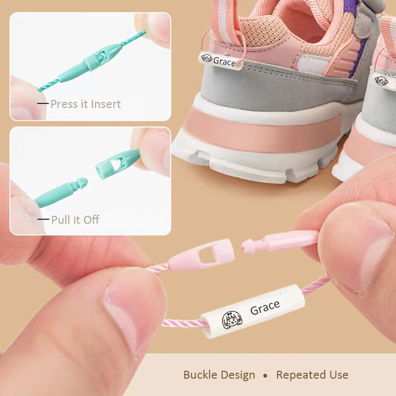 Кольцо с именем на заказ подвеска для детской обуви школьного портфеля чашки