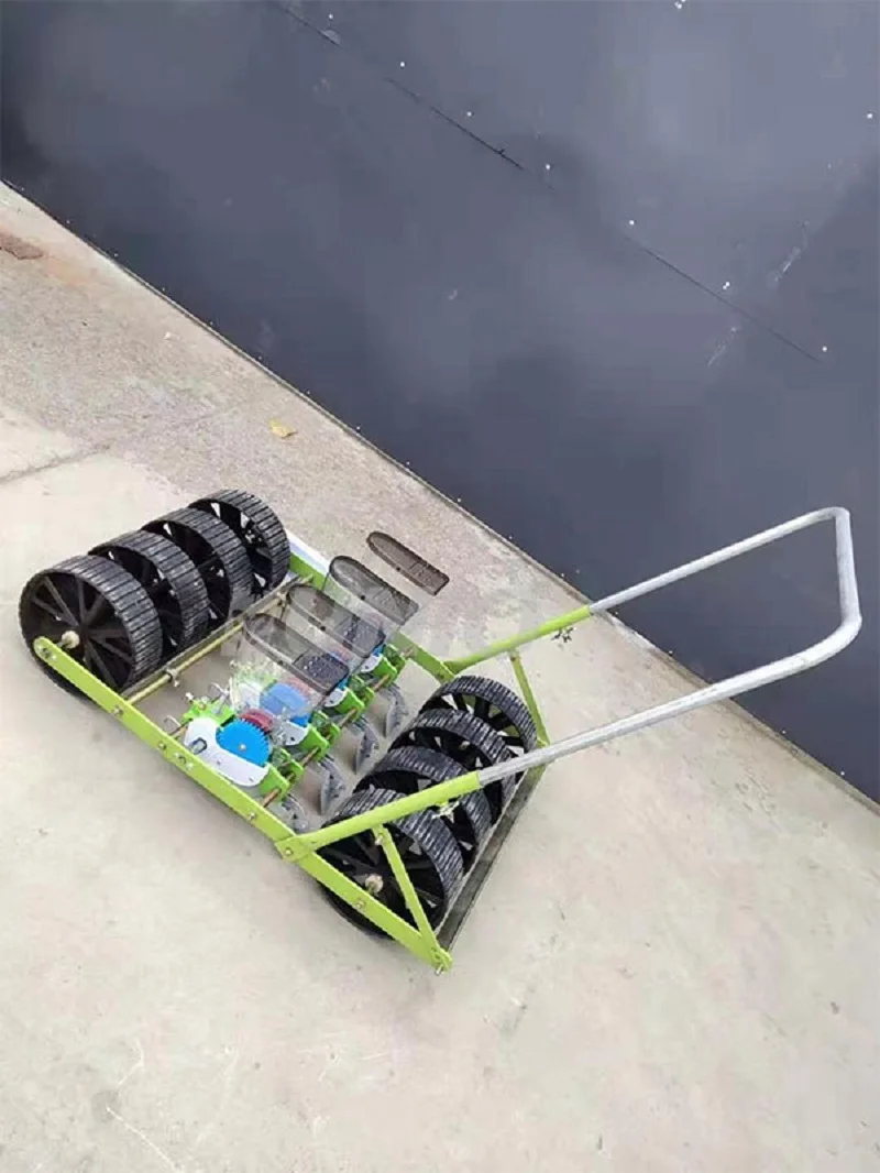 

Hot Sell Efficient Farm Hand Push Vegetable Planter Manual Vegetables Seeder