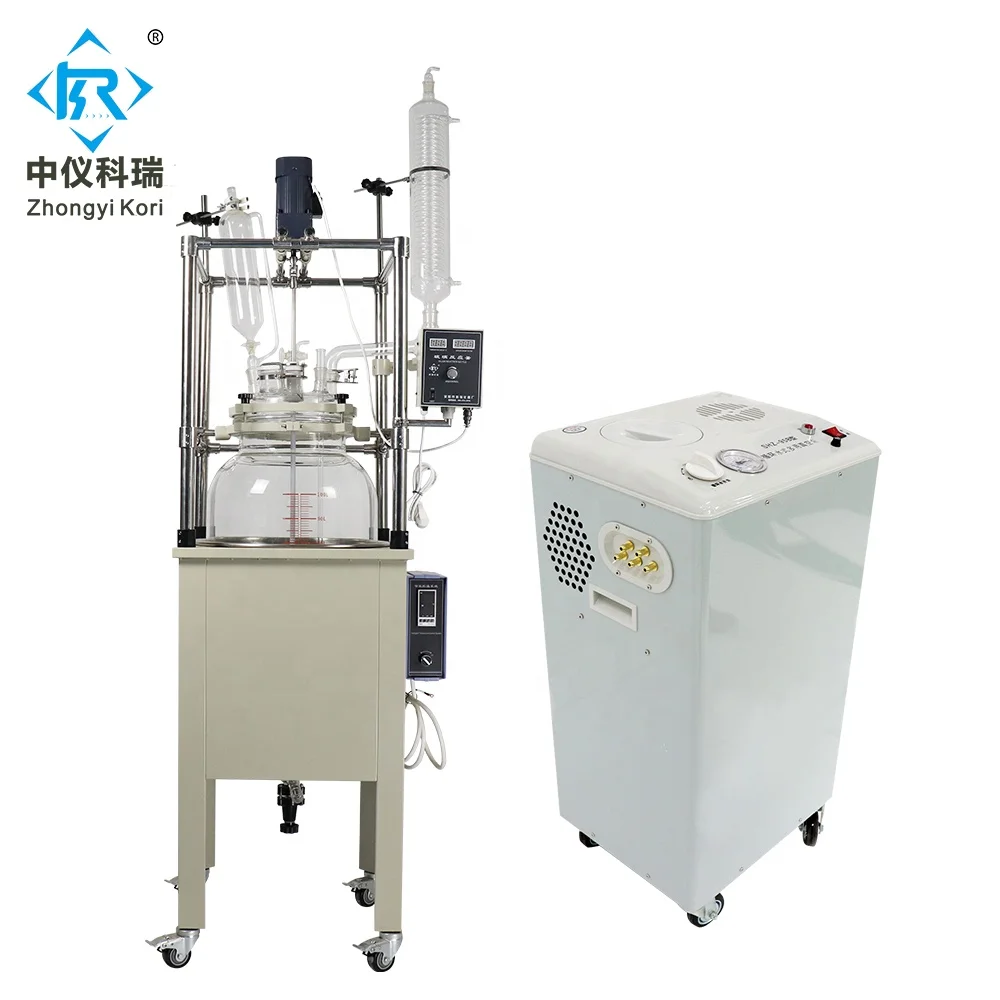 

30L single layer glass reactor/chemical reactor
