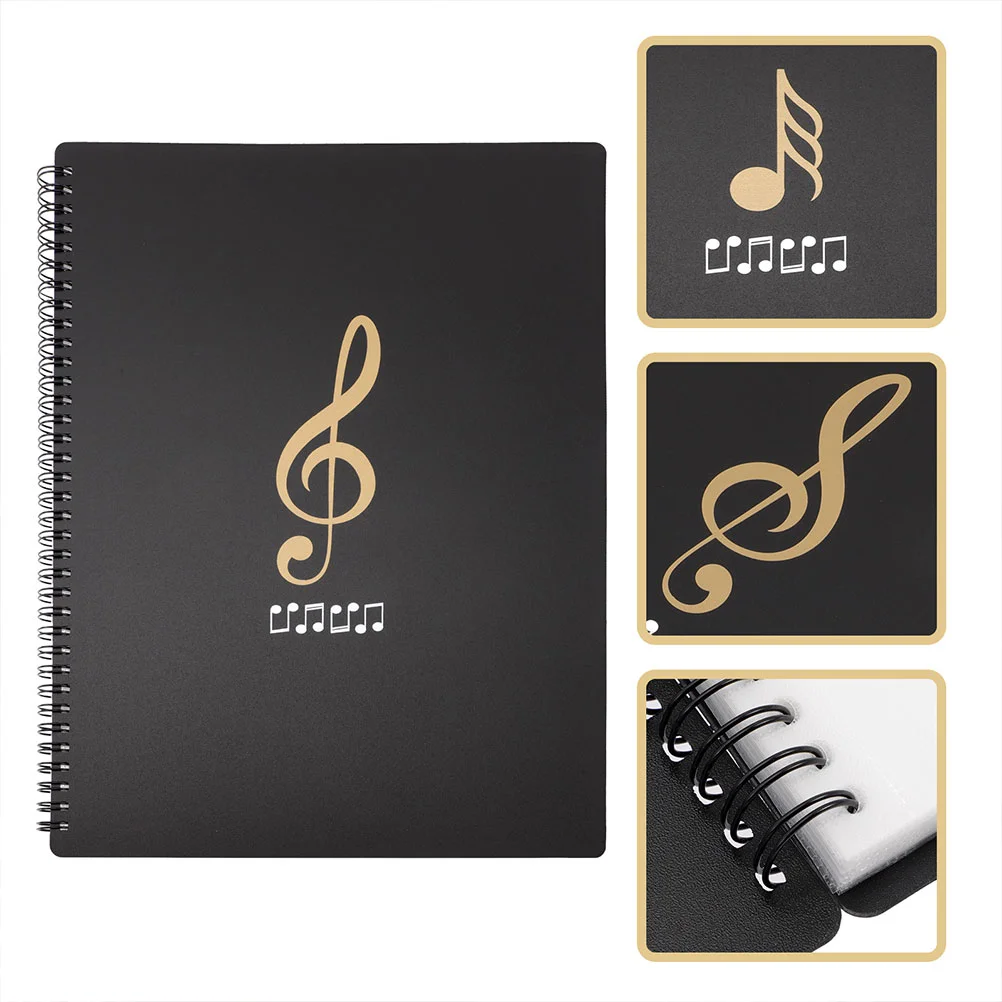 

Sheet Music Folder File Paper Office Supply Piano Score Case Document Holder Plastic Organizer A4 Size Folders