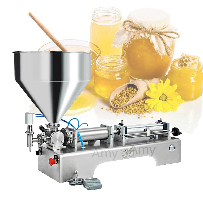 

2500ml piston filling machine cosmetics soft drink filling machine liquids paste dual purpose filler machine