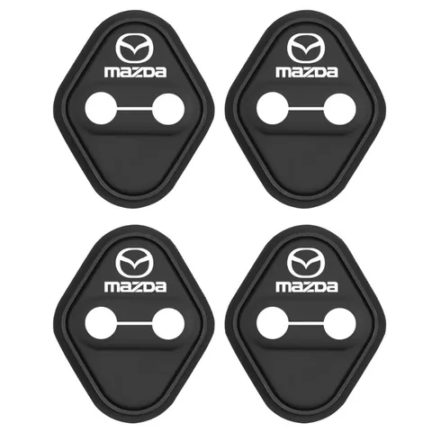 4 шт. силиконовый чехол для предотвращения столкновений автомобиля дверного замка для Mazda 3 Bk 6 Gh CX-5 CX30 MX-5 2 5 CX-3 GJ CX-8 MS RX-8 626 Miata Speed 6