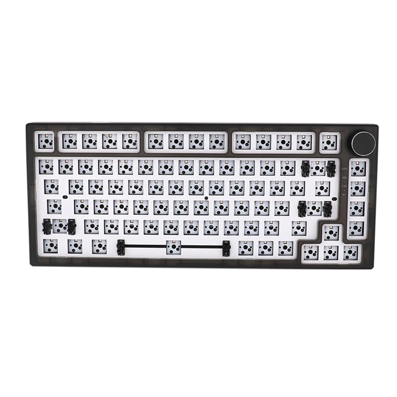 

Ik75 V3 Mechanical Keyboard Gasket Kit 75% Hot Swappable Switch RGB LED Patch Lamp Type-C 2.4G Drive Customization