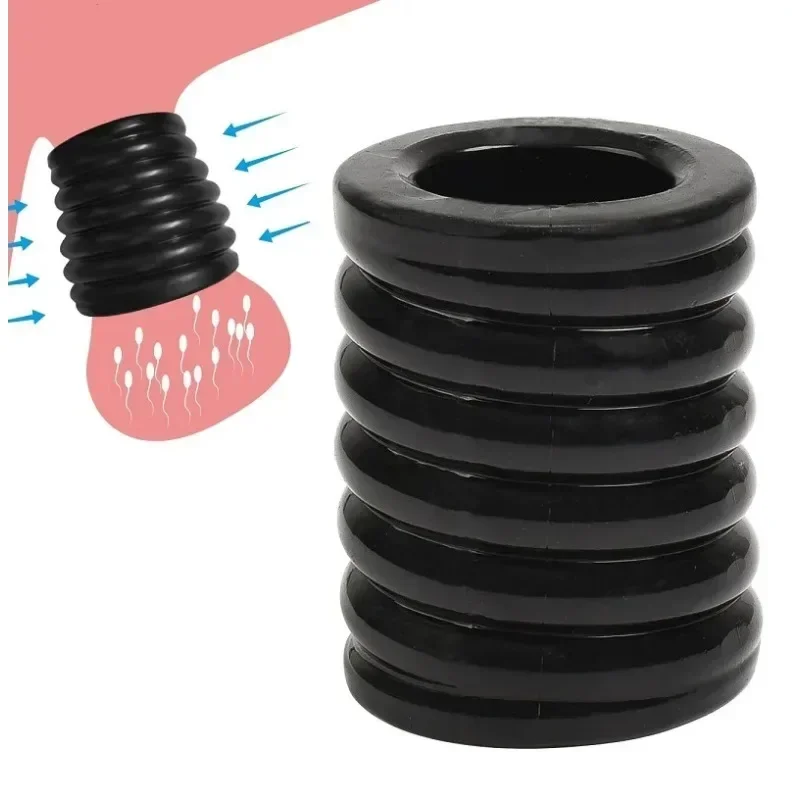 Кольца для пениса силиконовые носилки задержки эякуляции TPE кольцо мужчин