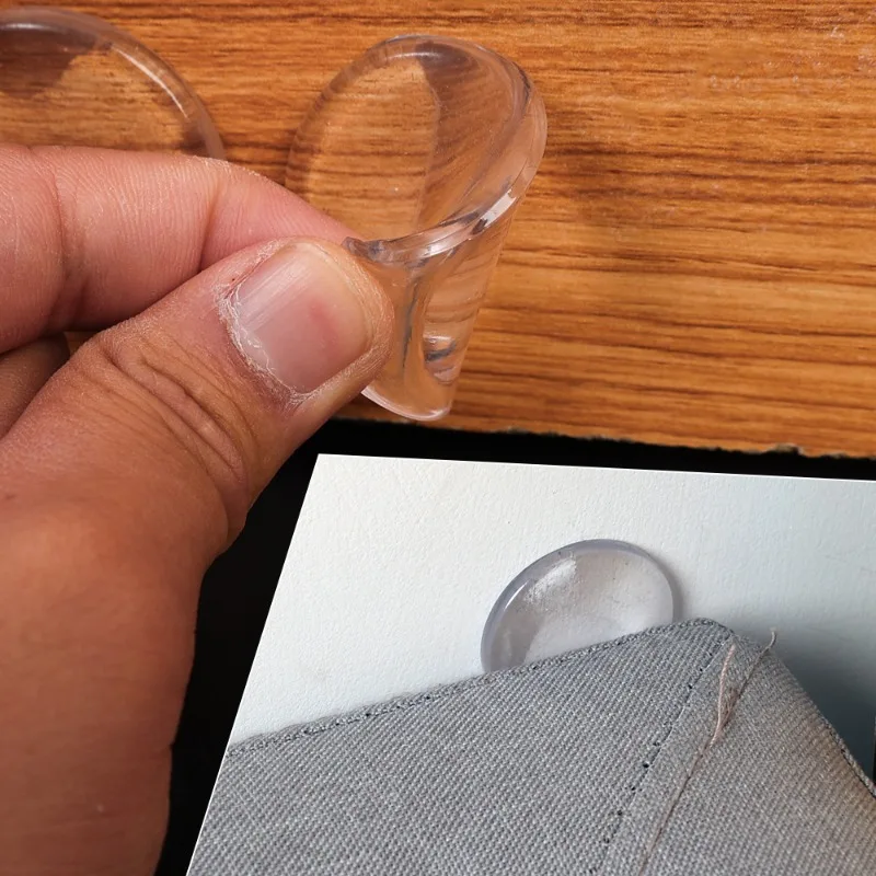 6 шт. дверной стопор силиконовые противоударные накладки прозрачные