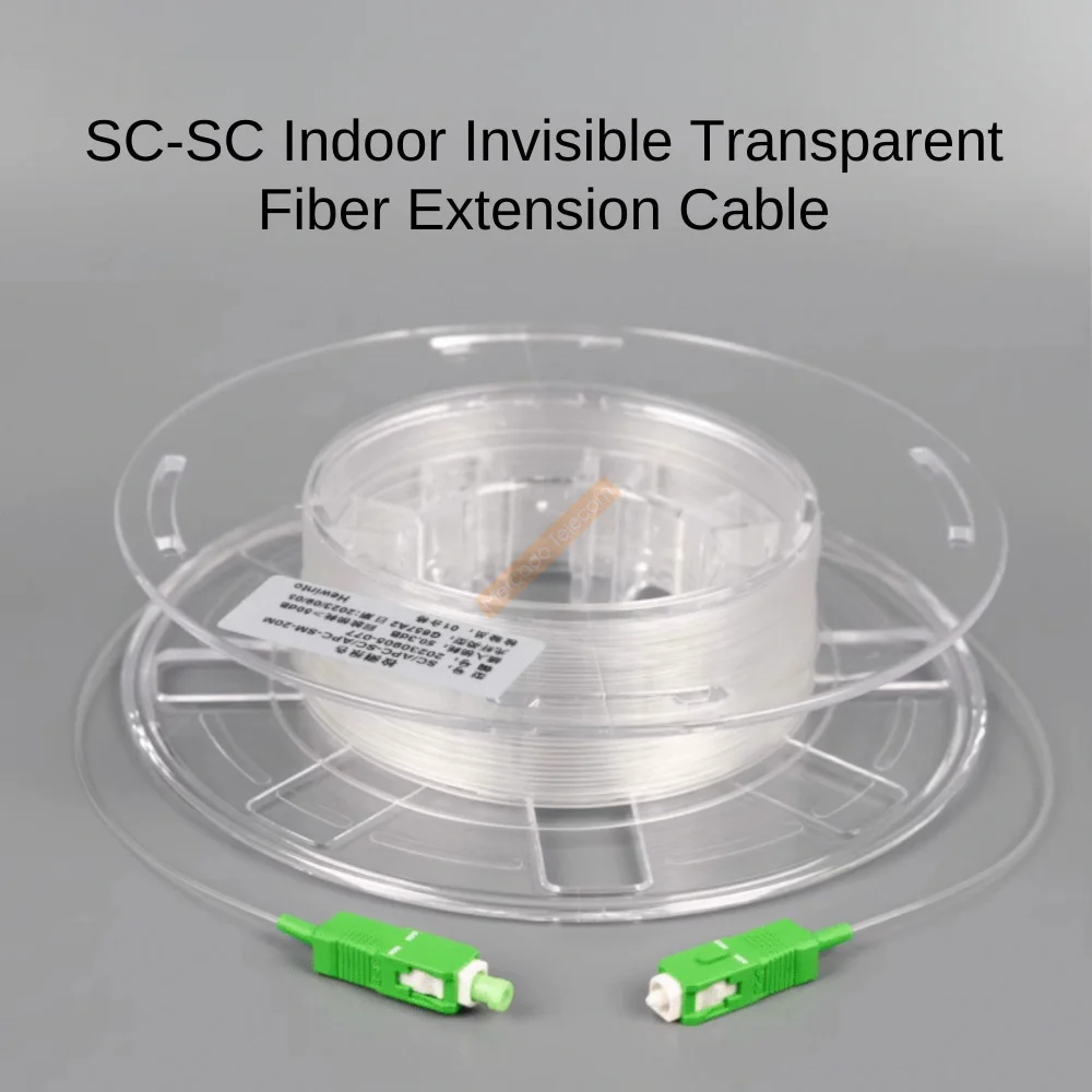 Гигабитный внутренний Невидимый Прозрачный оптоволоконный скрытый одножильный