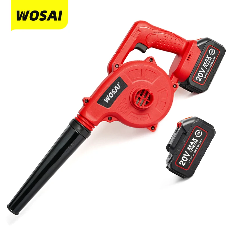 

VVOSAI 20V Cordless Leaf Blower Wind Pressure 5.4kpa Lithium Ion Battery Electric Blower Cleaner Air Blower Garden Tool