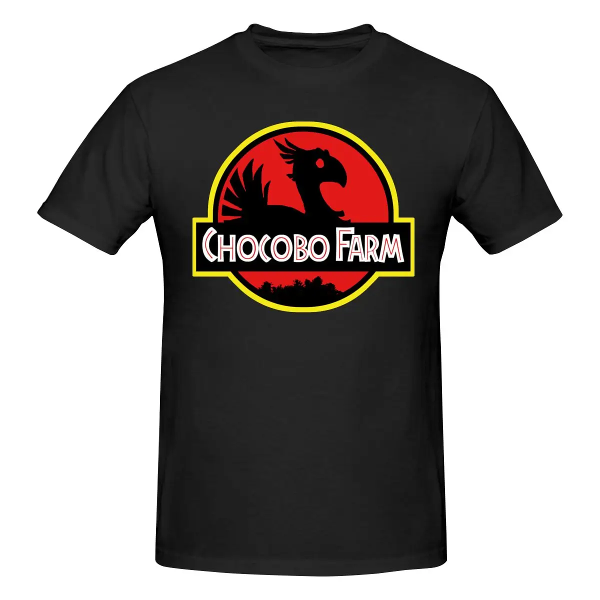 

Final Fantasy Chocobo Farm T Shirt O-neck Cotton Custom Short Sleeve Men T Shirt