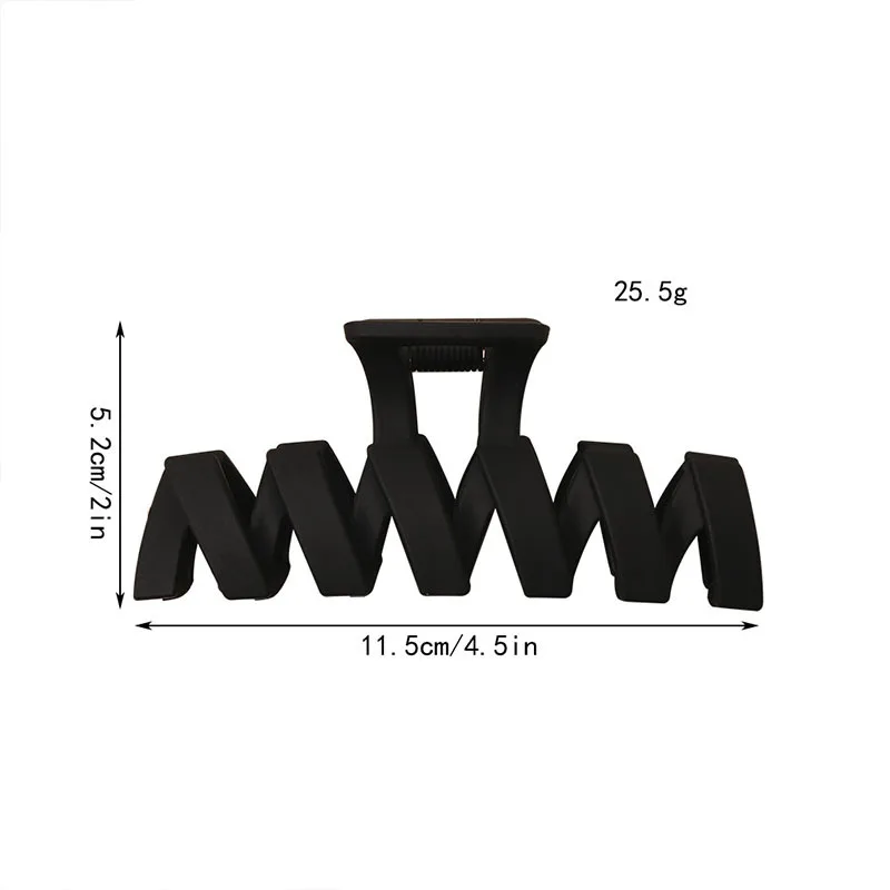 Женские крупные заколки для волос в Корейском стиле элегантные матовые