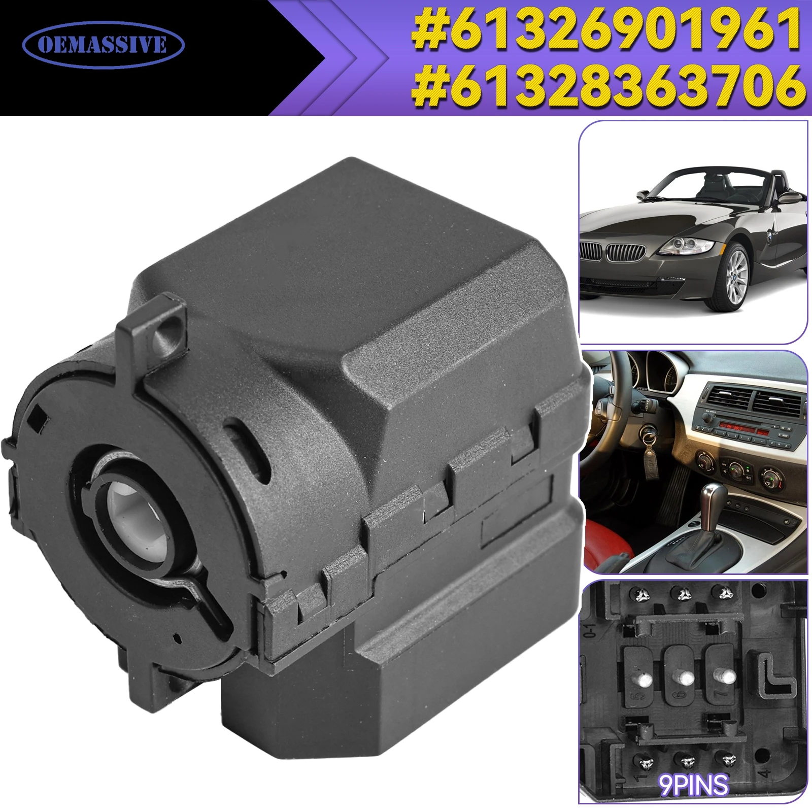 

Автомобильный переключатель зажигания, датчик зажигания и стартера для BMW 3 5 7 SERIES X5 E46 E39 E38 E53 61326901961 61328363706 61328352011