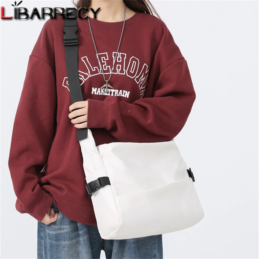 

High Quality Nylon Ladies Shoulder Bag Fashion New Women Messenger Bags 2023 Solid Color Women Student Bag Bolsos De Mujer Sac
