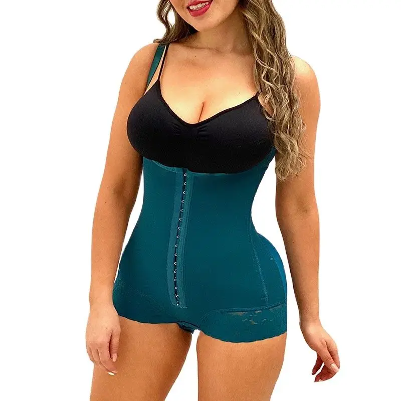 

Waist Trainer Fajas Colombianas Women Hip Pads Body Sculpting High Waist Shapewear Flatten Abdomen Bodysuit Straps Hook