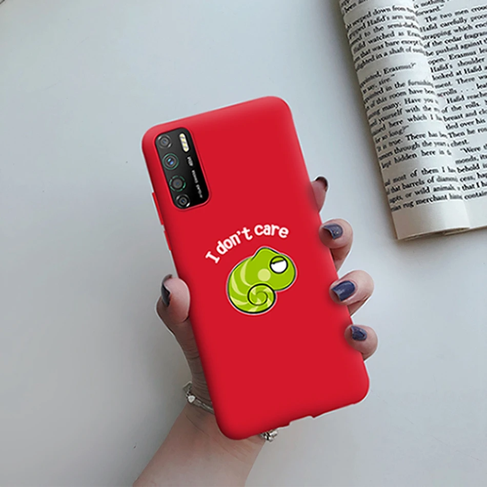 Для Infinix Note 7 Lite X656 мягкий силиконовый мультяшный милый чехол с цветочным рисунком