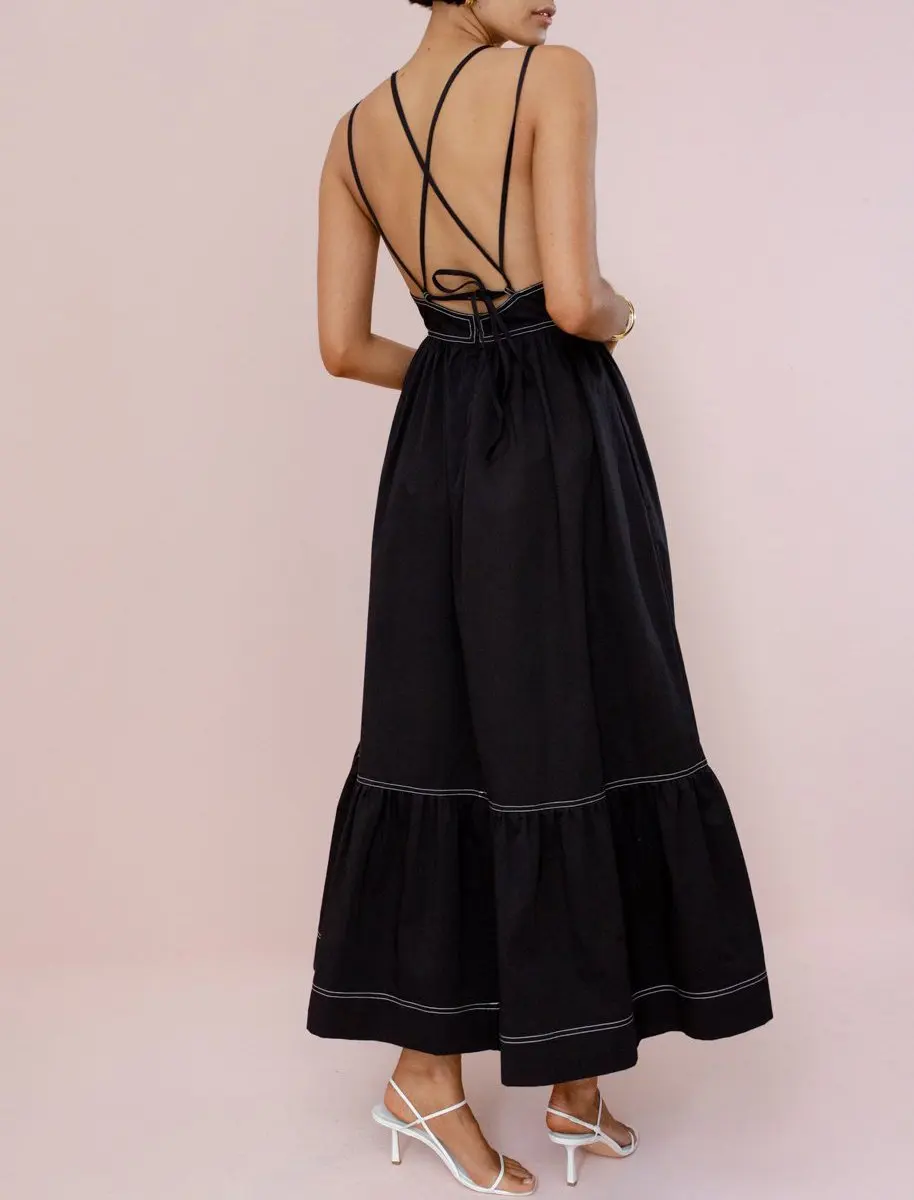 

Льняные женские платья-трапеции на бретельках с открытой спиной, повседневные сексуальные женские платья, модные пляжные платья для отпуска