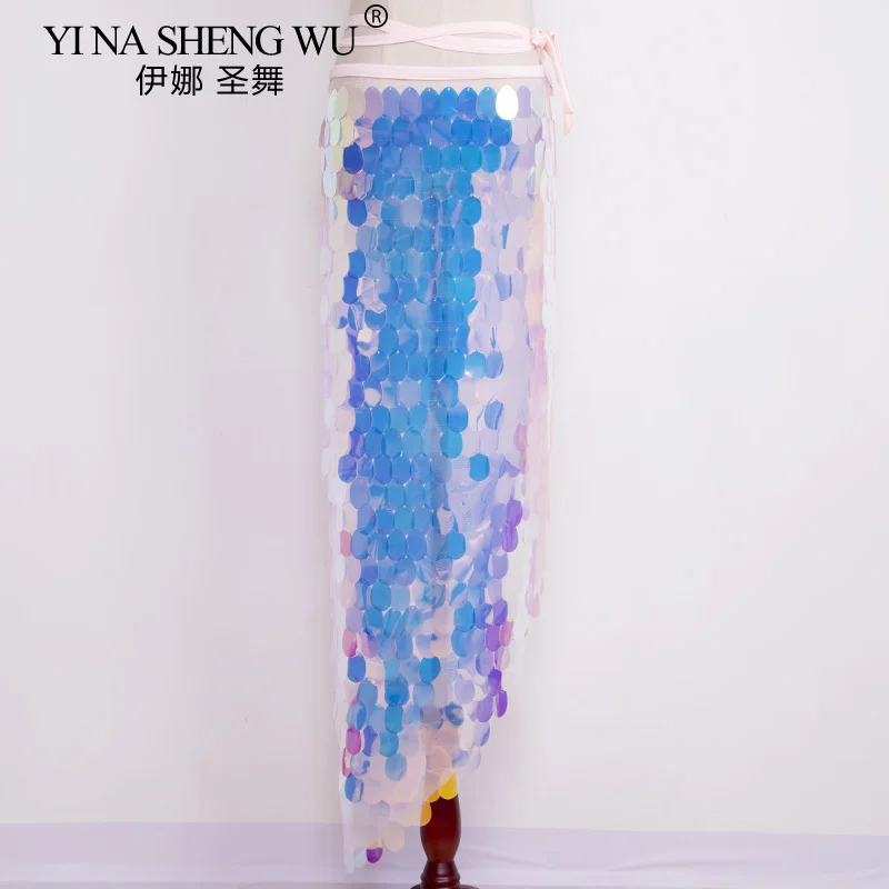 Набедренный платок с блестками для танца живота размеры S M XL