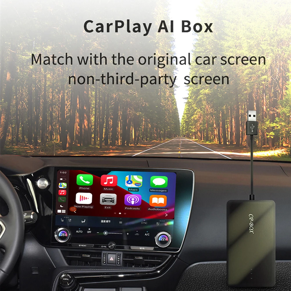 

Wireless CarPlay Adapter Dongle Box Wireless An 10.0 Auto For Phone 2G+8G Rockchip Quad Core CPU A53 1. 5GHZ Bluetooth 5.0