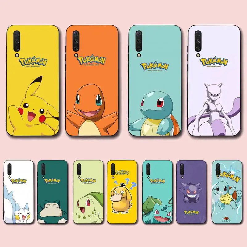 

BANDAI Pokemon Pikachu Phone Case for Xiaomi mi 5 6 8 9 10 lite pro SE Mix 2s 3 F1 Max2 3