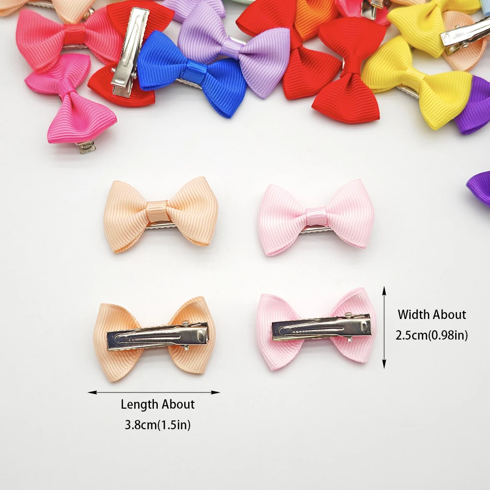 Заколка для волос с ленточным бантом собак 100 шт./лот бант домашних животных