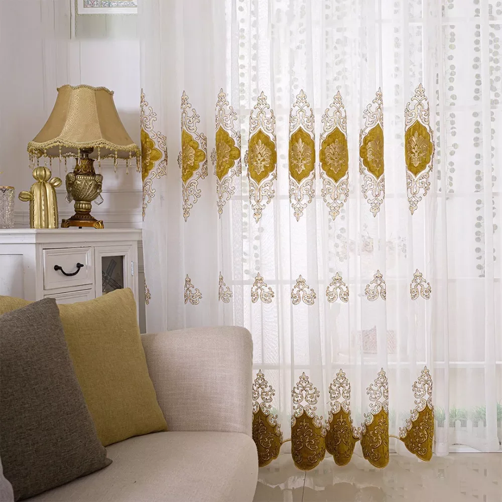 

Высококачественный жаккардовый Тюль с вышивкой, жаккардовый экран для окон гостиной, экран для окон спальни, экран для офисного здания от п...