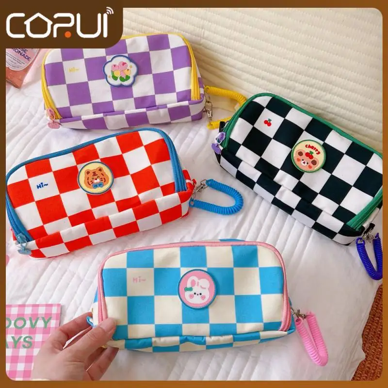 

Пенал в минималистичном стиле, многофункциональная коробка для карандашей с утолщенными краями, гладкая и плоская фоторучка