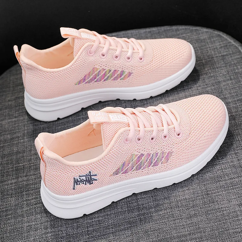 middle-aged sports shoes women's 2023 new lightweight running shoes women shock-absorbing comfortable mother shoes travel shoes