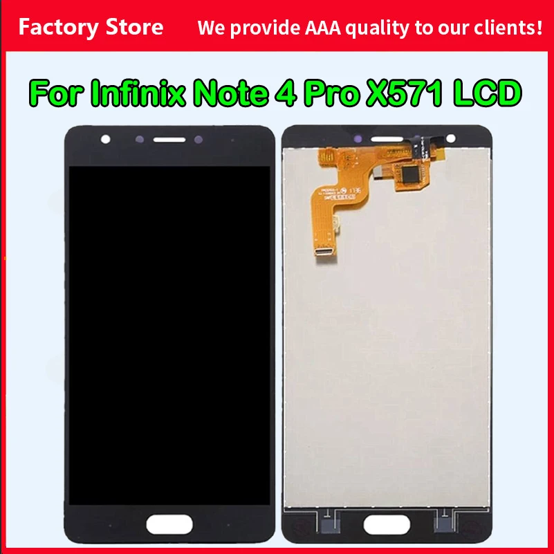 10-Touch 5,7 дюймов Оригинальный ЖК-дисплей для Infinix Note 4 Pro ЖК-экран для INFINIX X571 ЖК-дисплей