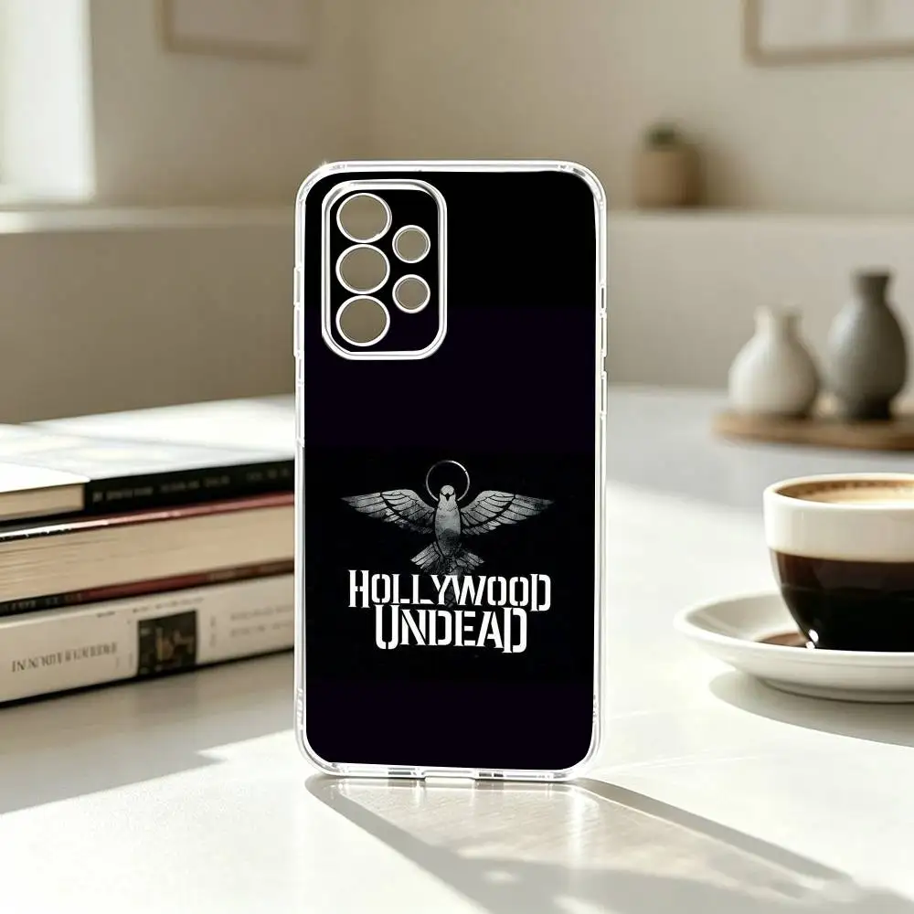 Фото Чехол для телефона H-Hollywood U-Undead Band, прозрачный, силиконовый, мягкий, для Samsung S25, S24, S21, S22, S23, S30, Ultra, S20, Plus, Fe №2