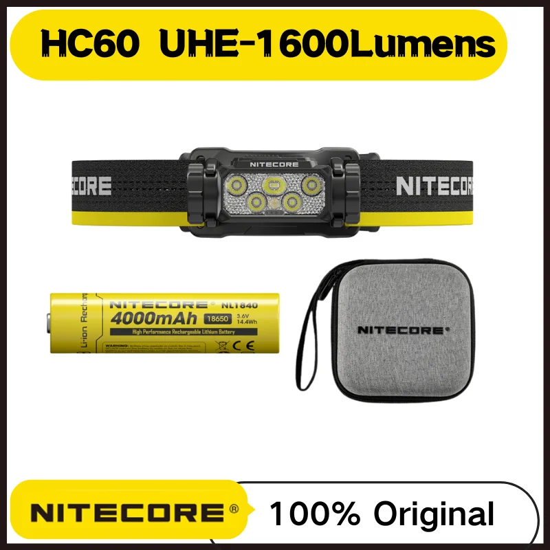 

NITECORE HC60 UHE Налобный фонарь Белый