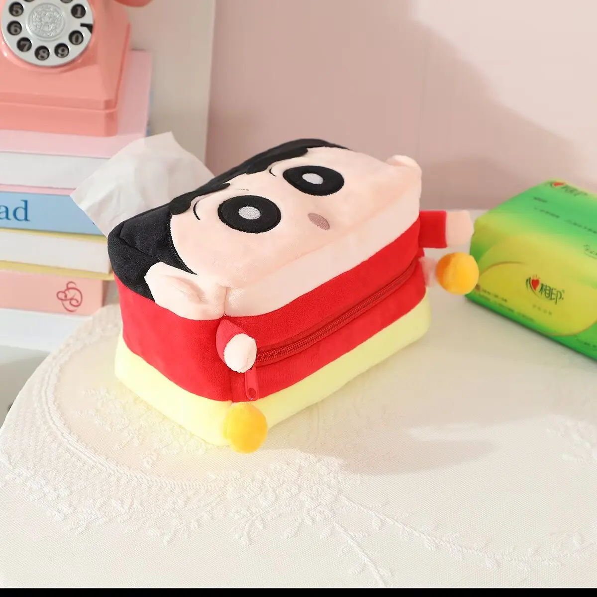 Плюшевый чехол для салфеток Aoger