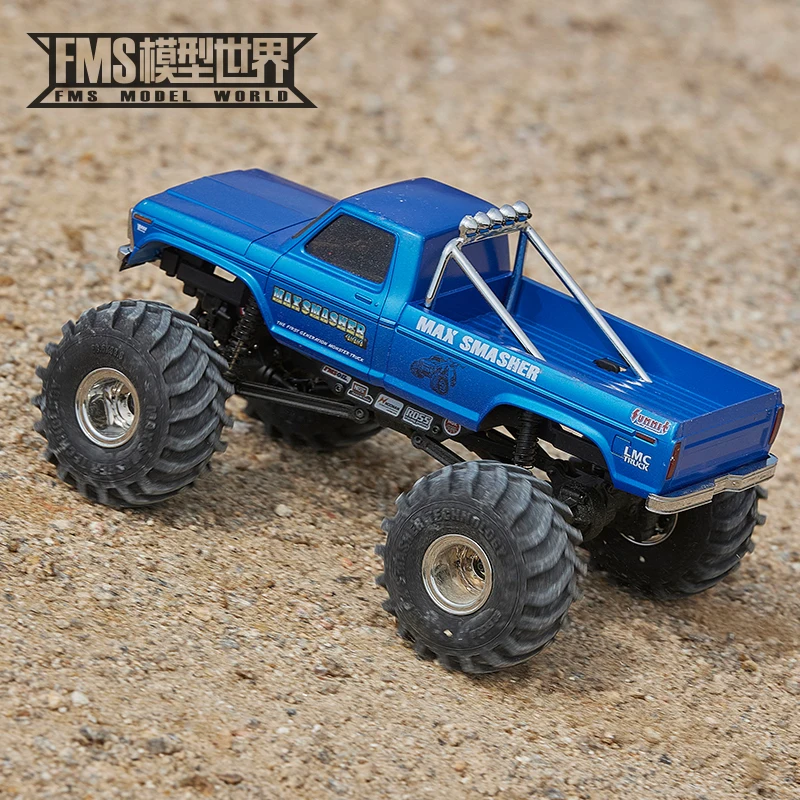 FMS Новое поступление 1/24 FCX24 MAX Smasher Радиоуправляемая машина Bigfoot 4WD пикап грузовик
