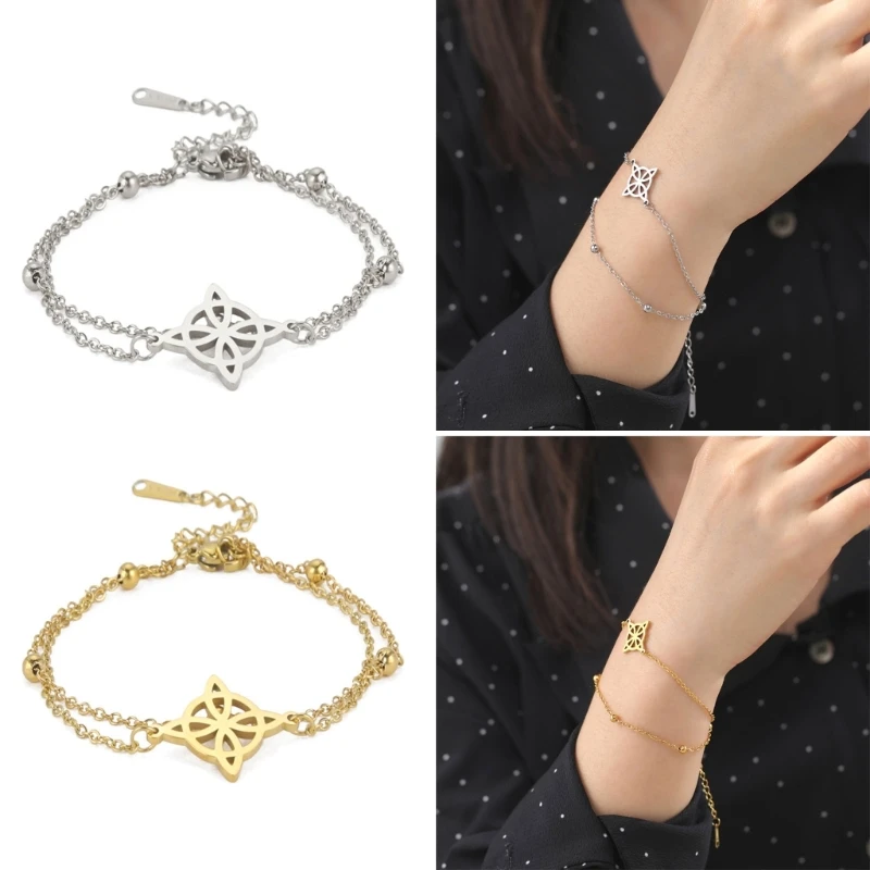 

Браслет-цепочка из нержавеющей стали для мужчин и женщин