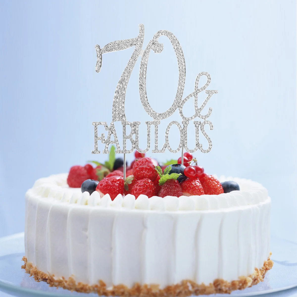 

Picks Cupcake Birthday Acrylic Toppers Anniversary Crystal Party Dessert Decoration Rhinestones Decorations Number Supplies Pick