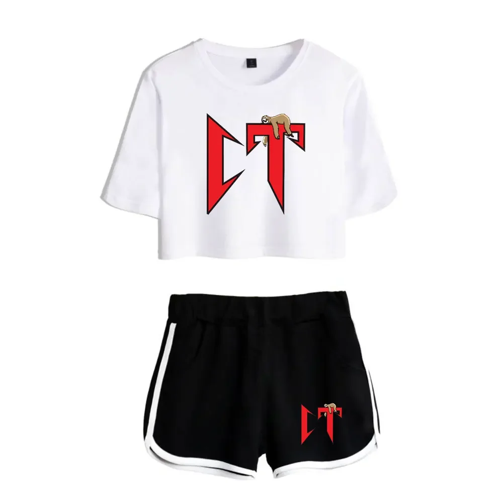 Костюм женский летний из топа и шортов