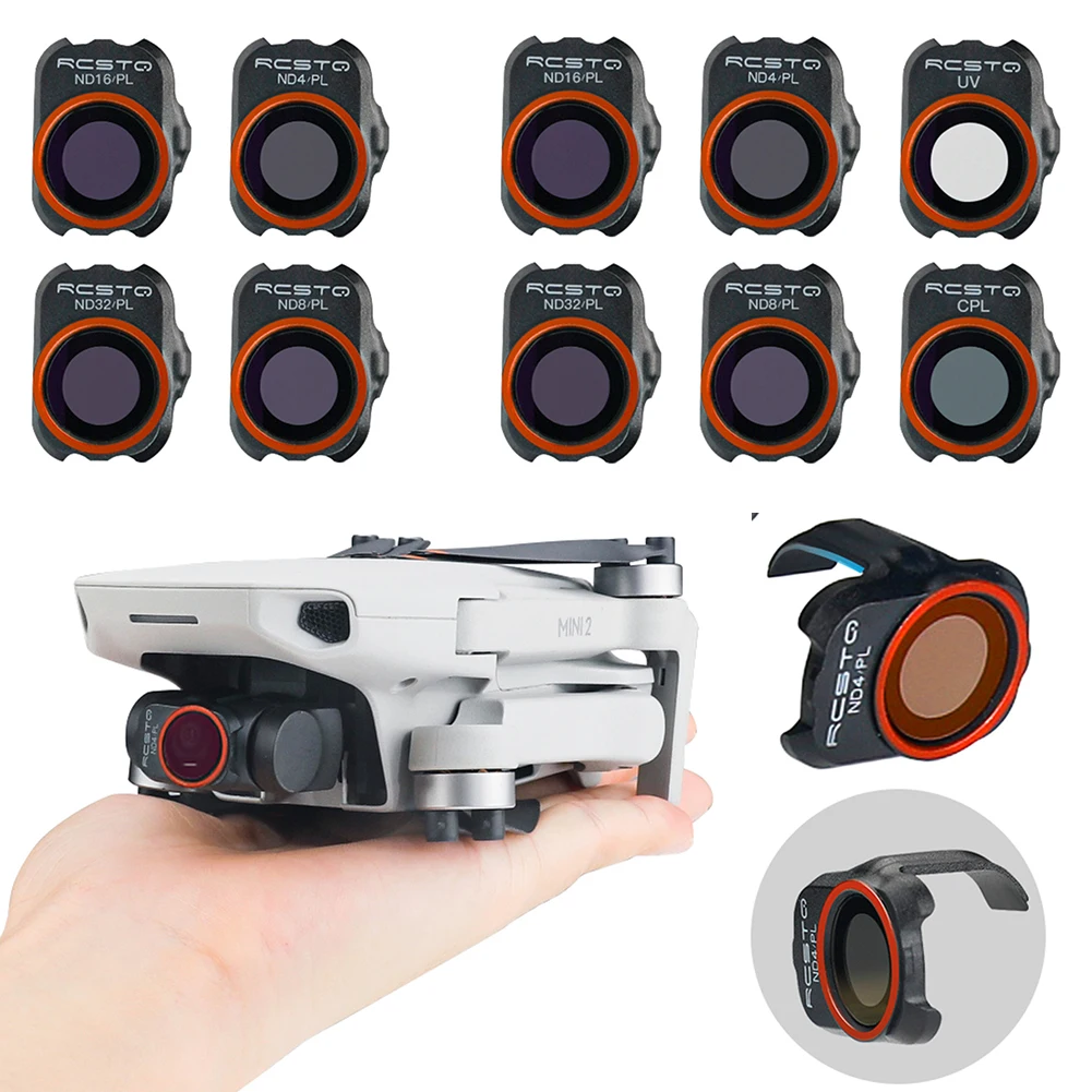 

1/4/6pcs DJI Mini 2 Camera Lens Filter Kit Drone Accessories Drone Lens Protector Filter for DJI Mavic Mini 1 2 SE UV/CPL/ND/PL