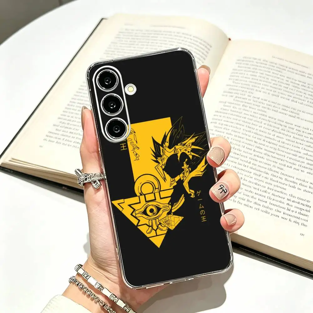 Фото Прозрачный чехол для телефона Yu-Gi-Oh Yami -Yugi & Yugi Muto для Samsung Galaxy A71, A70, A52, A51, A40, A30 №3