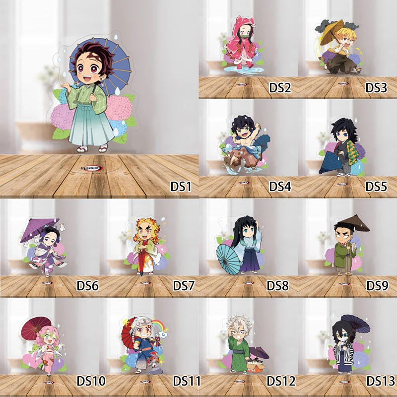 

Anime Demon Slayer: Kimetsu no Yaiba Acrylic Stand Figure Model Kamado Tanjirou Nezuko Cosplay Action Figure Decor Fans Gift