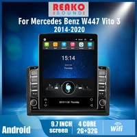 4g android autoradio for mercedes benz w447 vito 3 2014 2020 2 din 9 7 tesla screen car multimedia player gps navigator stereo